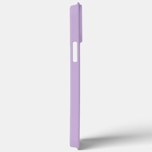 Monogram neutraal minimalistisch paars Case-Mate iPhone case (Achterkant / Rechts)