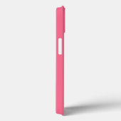 Monogram neutraal minimalistisch roze Case-Mate iPhone case (Achterkant / Rechts)