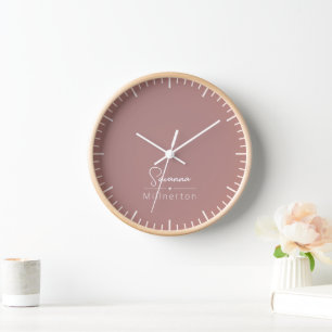 Monogram Neutraal Modern Minimalist Elegant