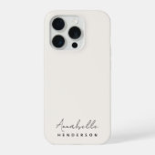 Monogram neutre | Minimalist stylish (Verso)