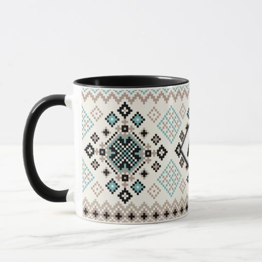 Monogram Nordic Cross Stitch Pattern Mok (Links)