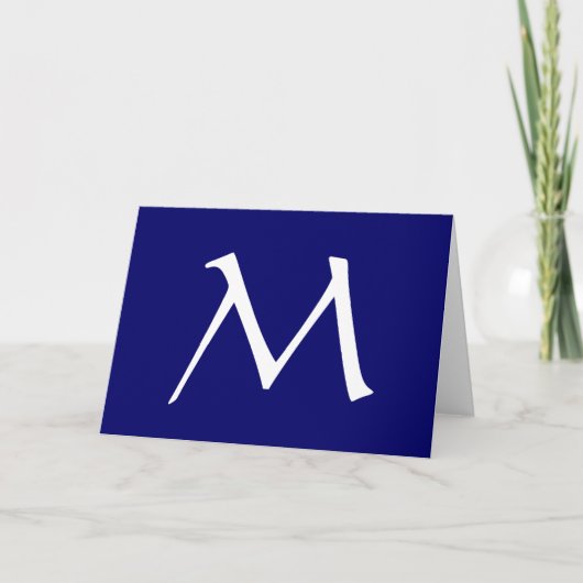  Monogram Notecards Notitiekaartje (Voorkant)
