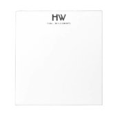 Monogram Notitieblok (Voorkant)