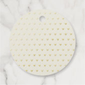 Monogram Nuestra Boda Spain Wedding Gift Favor Bedankjes Labels (Achterkant)