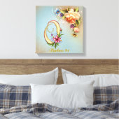 Monogram O Premium gewatteerd Canvas (gloss) Afdruk (Insitu (Slaapkamer))
