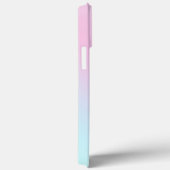 Monogram Ombre Holografisch Roze Meisje Gepersonal Case-Mate iPhone Case (Achterkant / Rechts)