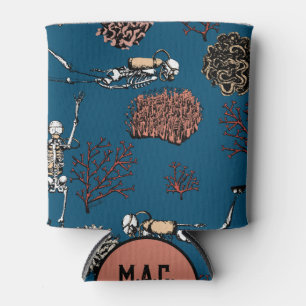 Monogram Onderwater Skelet Duikers & Koraal Blikjeskoeler