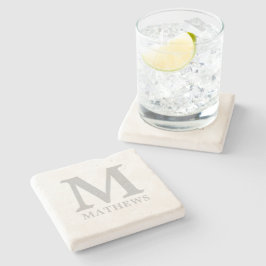 Monogram. Onderzetters