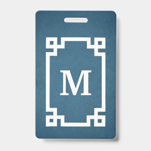Monogram ontwerp badge (Voorzijde)