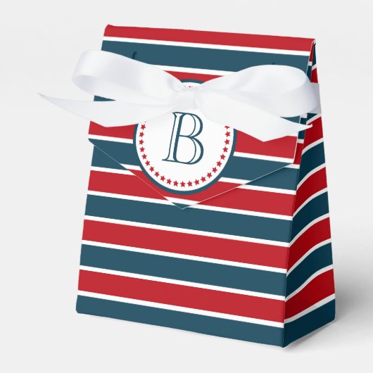 Monogram ontwerp bedankdoosjes (Voorkant Zijde)