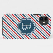 Monogram ontwerp Case-Mate iPhone case (Achterkant (horizontaal))