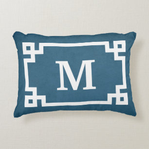 Monogram ontwerp decoratief kussen