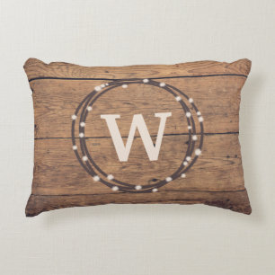 Monogram ontwerp decoratief kussen