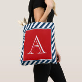 Monogram ontwerp draagtas (Dichtbij)