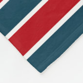 Monogram ontwerp fleece deken (Hoek)