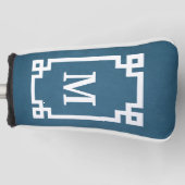 Monogram ontwerp golfheadcover (Voorkant)