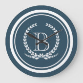 Monogram ontwerp grote klok (Voorkant)