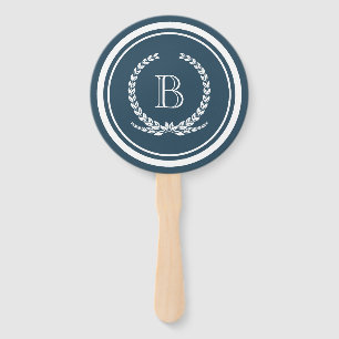 Monogram ontwerp handwaaier