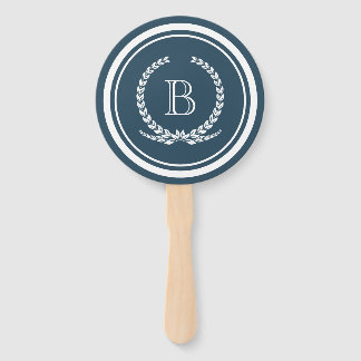 Monogram ontwerp handwaaier