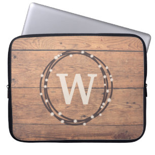 Monogram ontwerp laptop sleeve