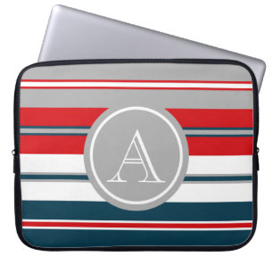 Monogram ontwerp laptop sleeve