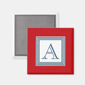 Monogram ontwerp magneet (Voorkant / Achterkant)