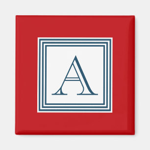 Monogram ontwerp magneet