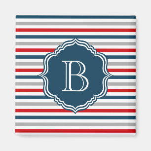 Monogram ontwerp magneet