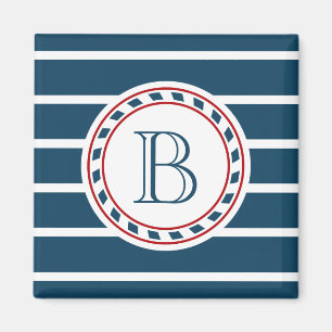 Monogram ontwerp magneet