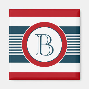Monogram ontwerp magneet