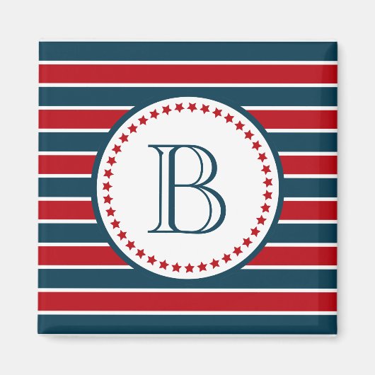 Monogram ontwerp magneet (Voorkant)
