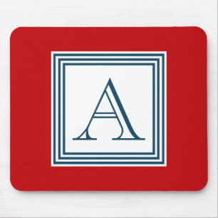 Monogram ontwerp muismat