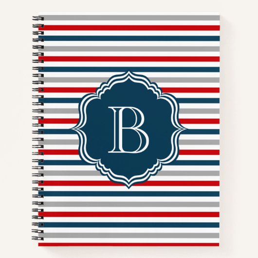 Monogram ontwerp notitieboek (Voorkant)