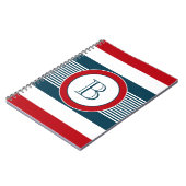 Monogram ontwerp notitieboek (Linkerzijde)