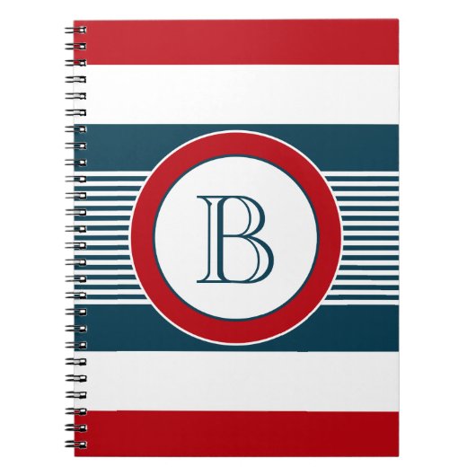 Monogram ontwerp notitieboek (Voorkant)