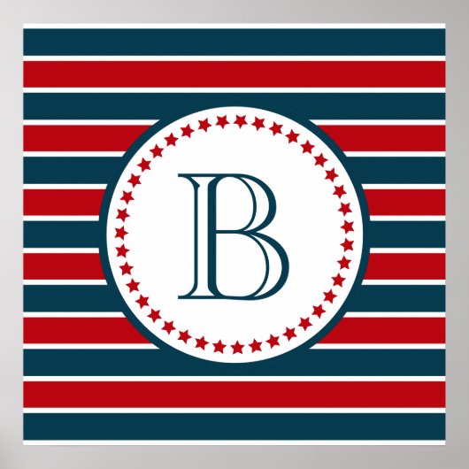 Monogram ontwerp poster (Voorkant)