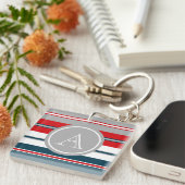 Monogram ontwerp sleutelhanger (Voorkant Rechts)