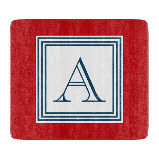 Monogram ontwerp snijplank (Voorkant)
