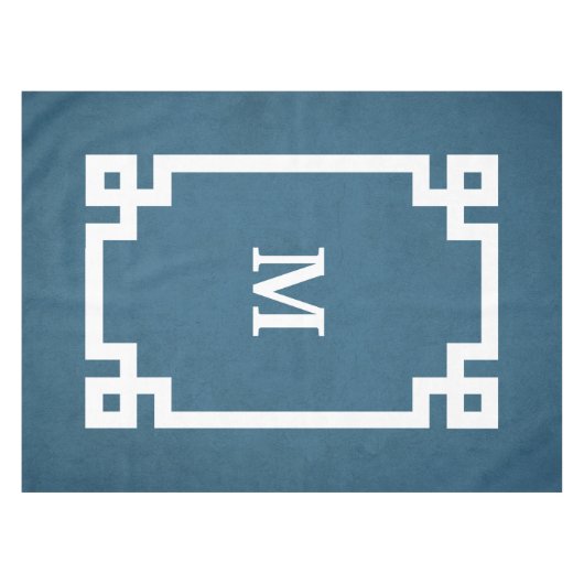 Monogram ontwerp tafelkleed (Voorkant (Horizontaal))