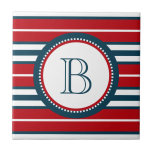 Monogram ontwerp tegeltje