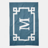 Monogram ontwerp theedoek (Verticaal)