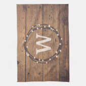 Monogram ontwerp theedoek (Verticaal)