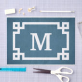Monogram ontwerp tissuepapier (Craft)
