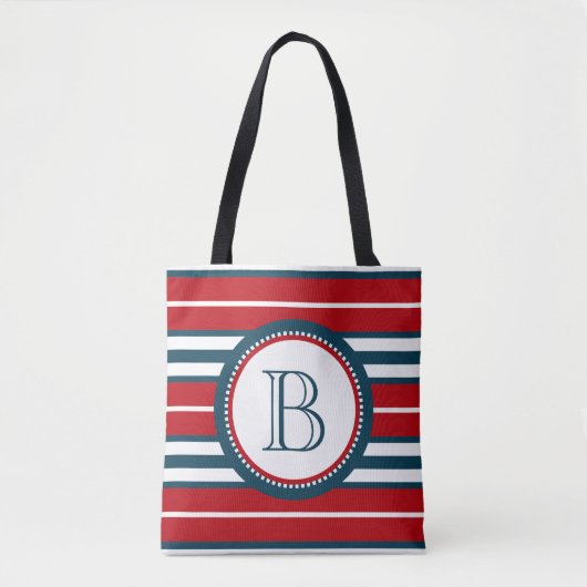 Monogram ontwerp tote bag (Voorkant)