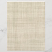 Monogram op achtergrondbrochure over linnen look flyer (Achterkant)