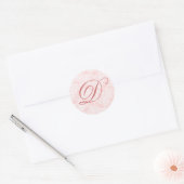 Monogram op kanten stickers (Envelop)