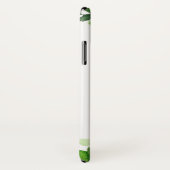 Monogram op Waterverf Floral iPhone X Hoesje (Achterkant / rechts)