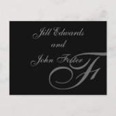 Monogram Opslaan van de Datum Aankondiging (Voorkant)