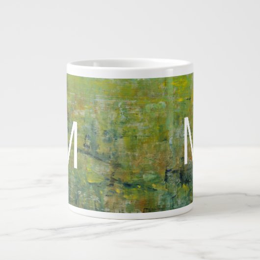 Monogram | Opulent veld II Extra Grote Mok (Voorkant)