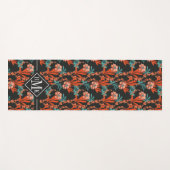 Monogram | Oranje Abstract flessenpatroon Yogamat (Voorkant (horizontaal))